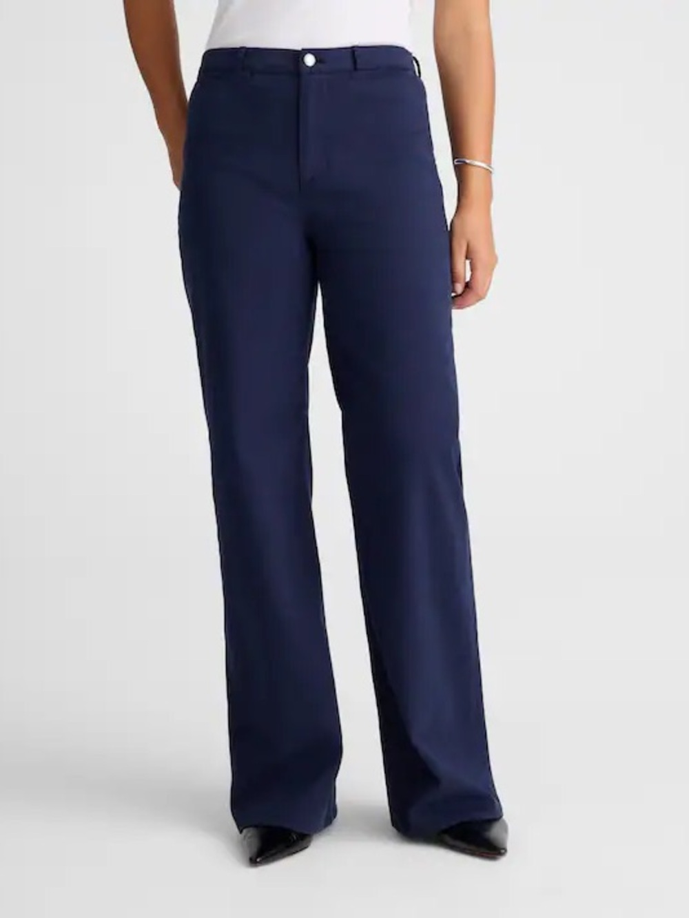 NWT! Madewell - The Wide-Leg Pant in Twill - Midnight Navy - Size 29